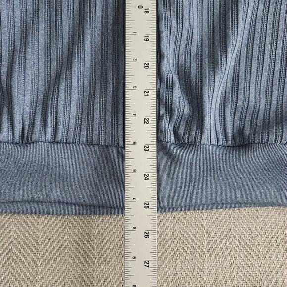 Haband Full Zip Men's Jacket Size Large Gray Y2K Style 129 Made in Switzerland - Picture 12 of 15